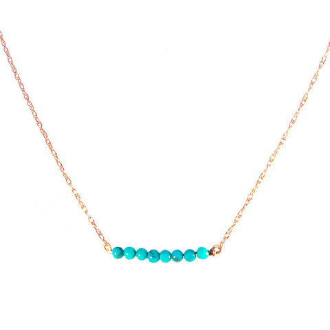 Turquoise Bead Necklace