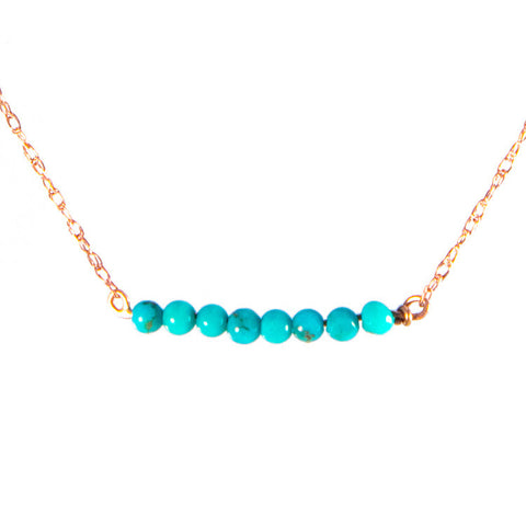 Turquoise Bead Necklace