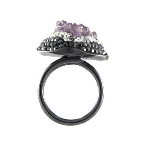 La Costa Amethyst Cocktail Ring