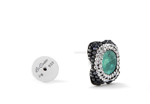 La Costa Chrysocolla Petite Stud Earrings