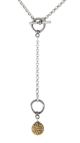 La Costa Green Quartz 2 Stone Necklace