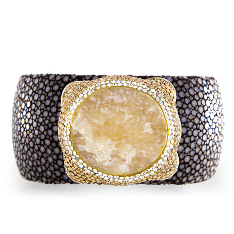 La Costa Orange Calcite Stingray Bracelet