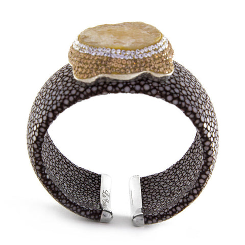 La Costa Orange Calcite Stingray Bracelet