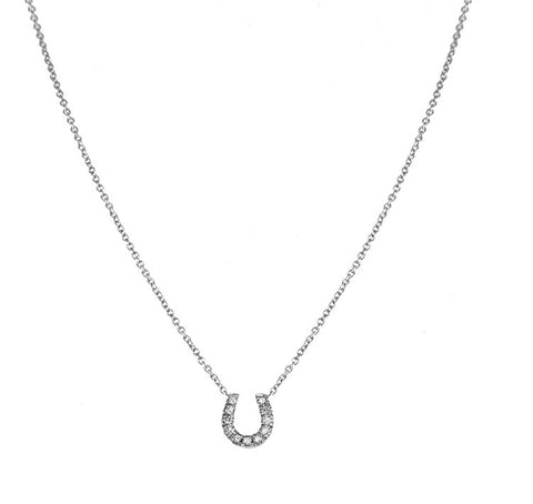 Roger Benatar Diamond Horseshoe Necklace