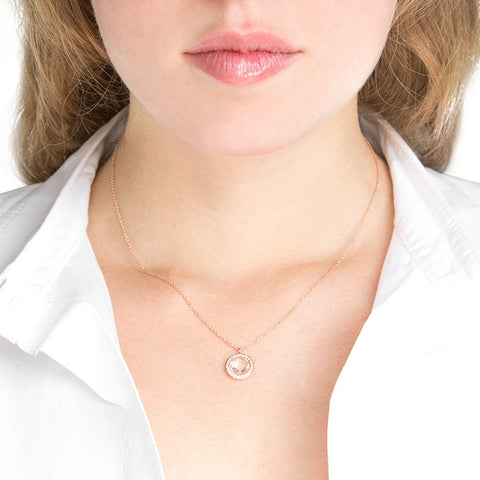 Roger Benatar White Topaz and Diamond Necklace