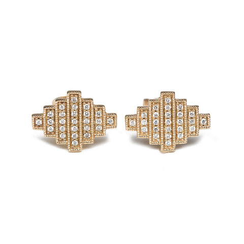 Ikat Diamond Earrings