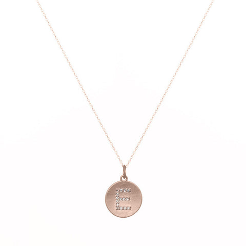 Medium Diamond Capital Letter Necklace