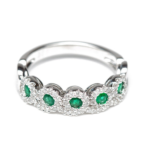 Royal Emerald And Diamond Ring