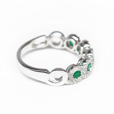 Royal Emerald And Diamond Ring
