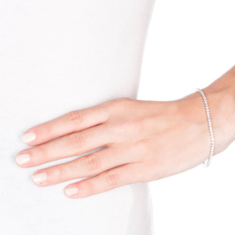 Diamond Tennis Bracelet on Person