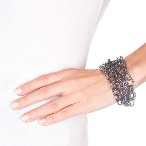 Chainlink Spy Bracelet on Person